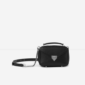 BLACK BARBARA BAG IN SMOOTH LEATHER